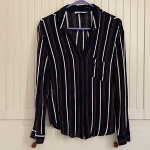 Thin Striped Button Up
